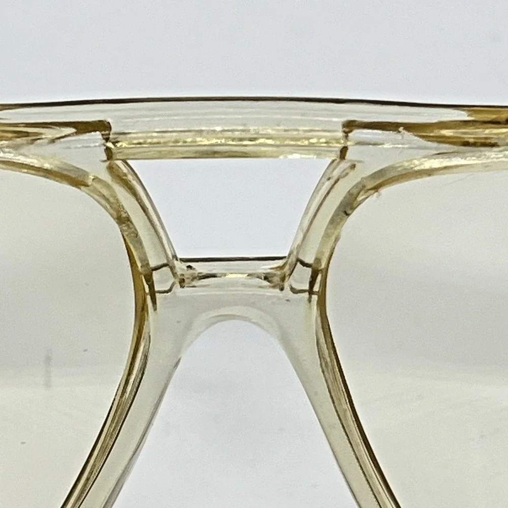 Vintage Zimco Kennedy Aviator Eyeglasses Frames Brown Fade 58-16-145